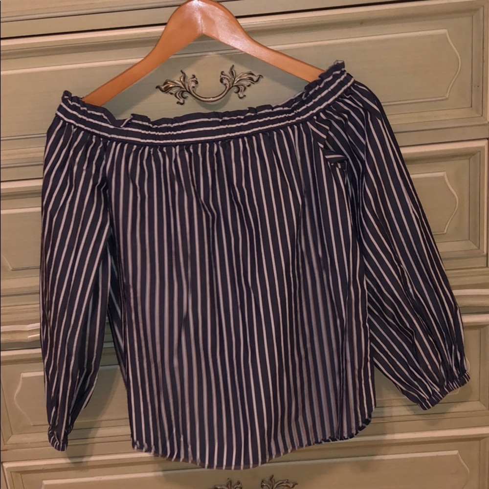 J.Crew off the shoulder top